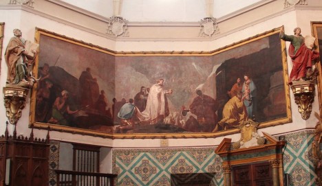 L'adorazione dei re magi. Goya. Certosa di Aula Dei